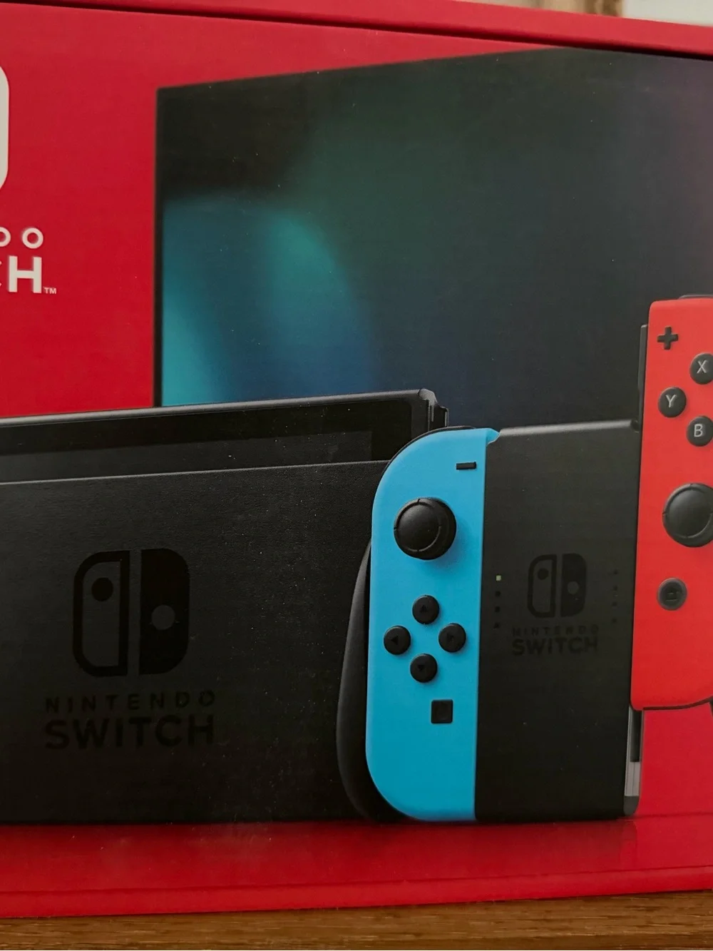 Nintendo Switch Console with Blue & Red Joy‑Con